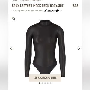 Small nwt skins bodysuit. In color soot
